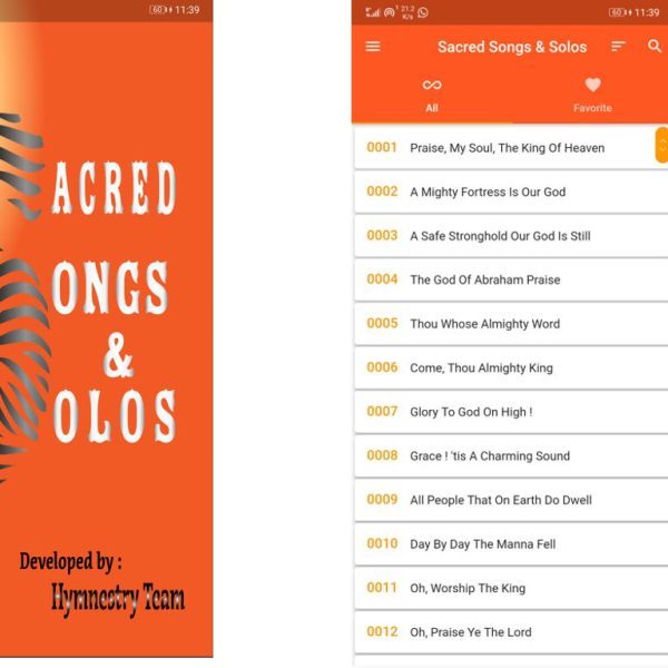 Sacred Songs and Solos App with Tunes